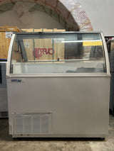 DEMO - Global CKDC47V-Wide VisiDipper - Wide Curved Front Dipping Cabinet- "8 Dip"