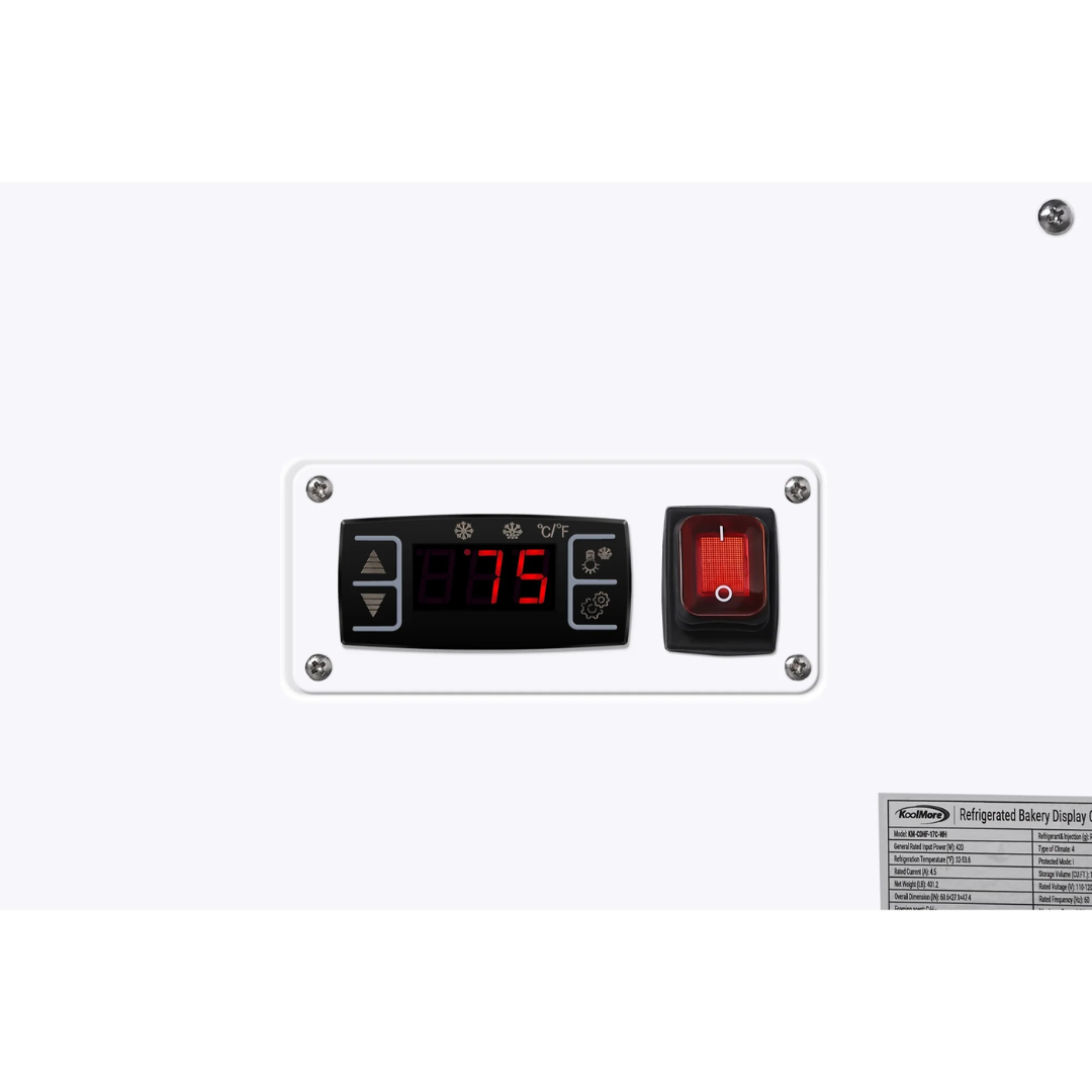 White Refrigerated Bakery Display Case - 60 in.