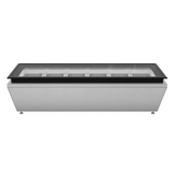 Stainless-Steel Ice Cream Countertop Display Case - 45 In. (Flat Top Model)