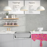 Stainless-Steel Ice Cream Countertop Display Case - 31 In.