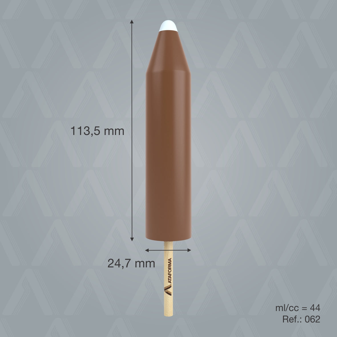Ataforma Mold Lápis 44ml 1.5 oz 22 cavities (7-14 molds pricing)