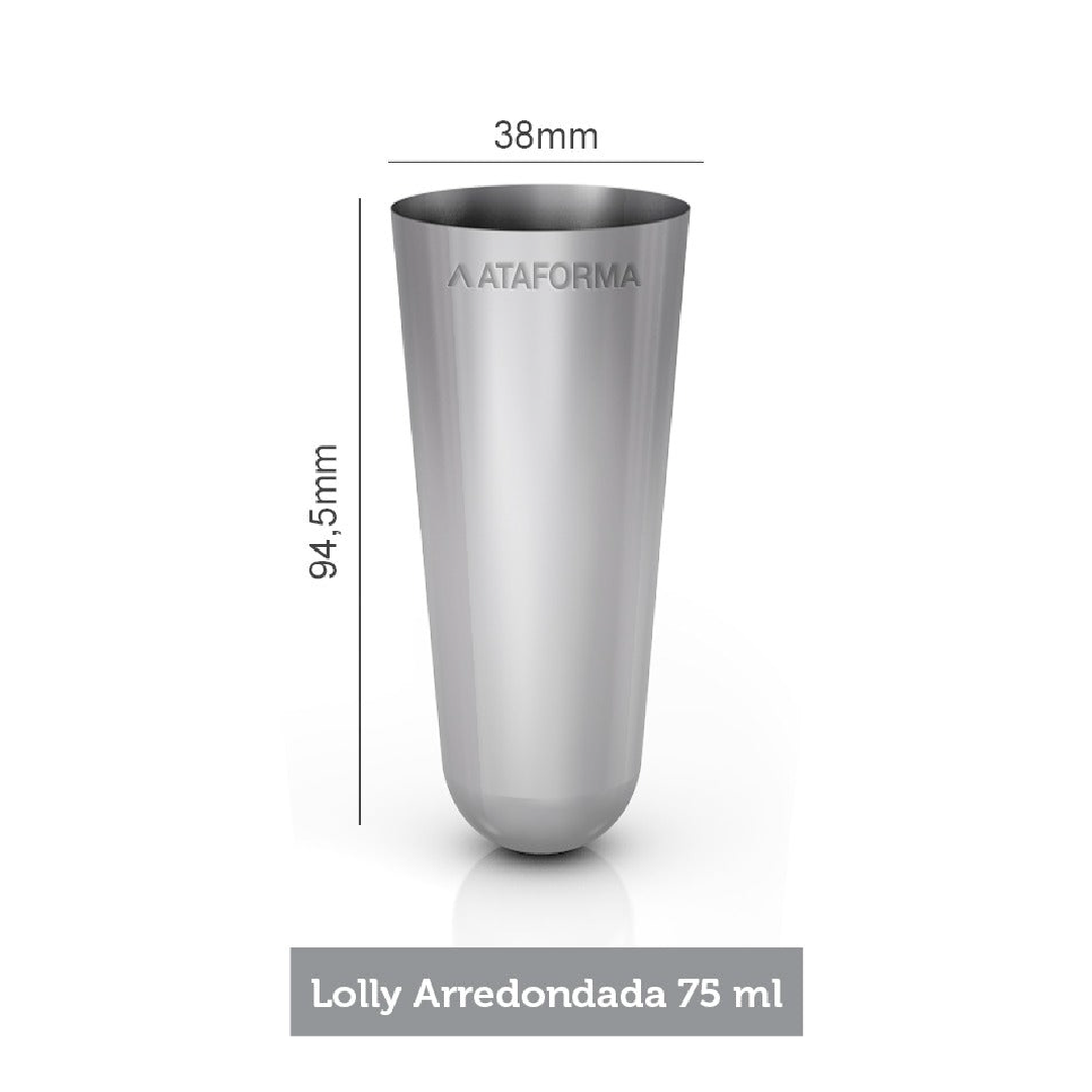 Ataforma Mold Lolly Arredondada 75ml 2.5 oz 18 cavities (15 plus molds pricing)