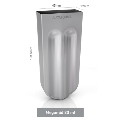 Ataforma Mold Megamid 80ml 2.7 oz 28 cavities (1-6 molds pricing)