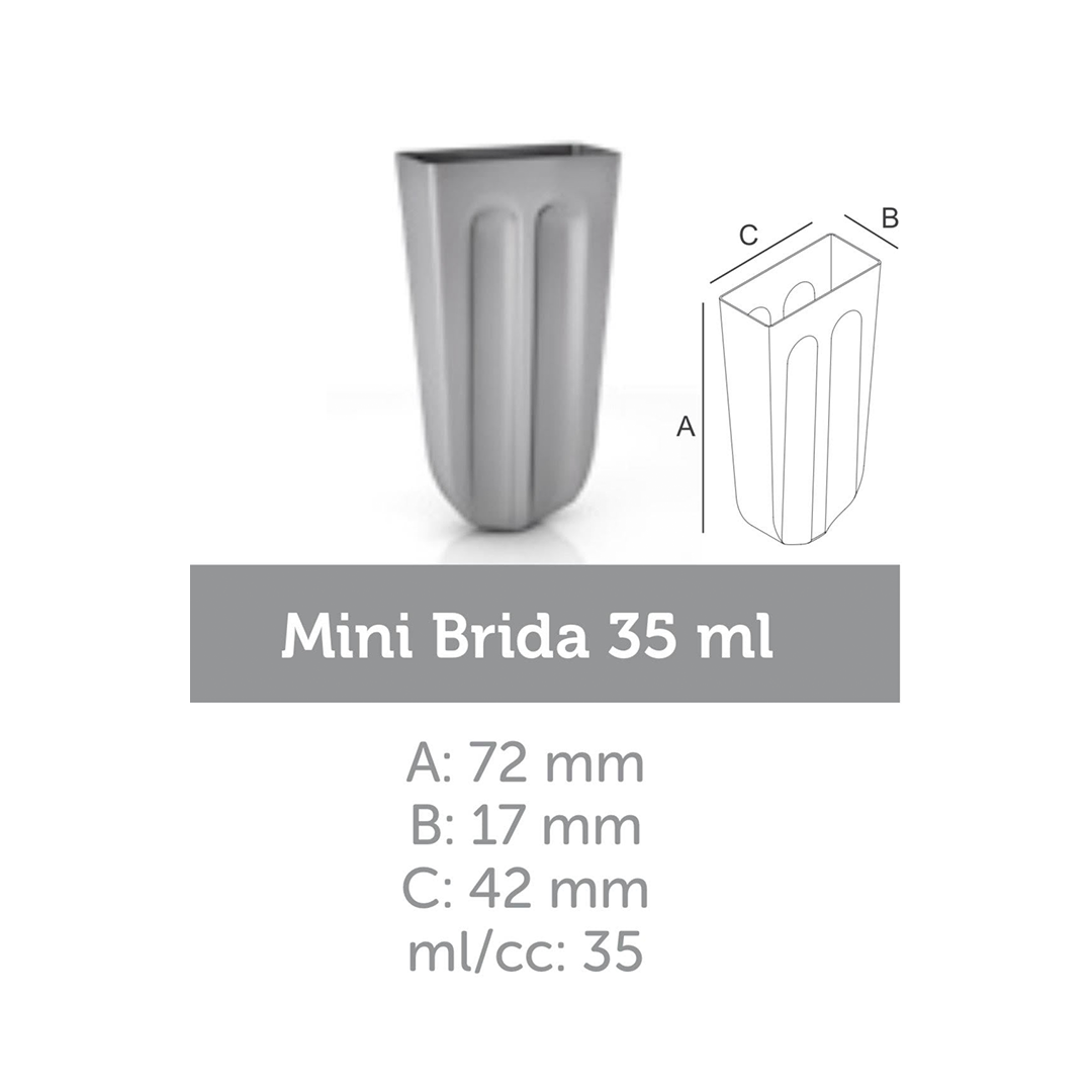 Ataforma Mold Mini Brida 35ml 1.2 oz 22 cavities (1-6 molds pricing)
