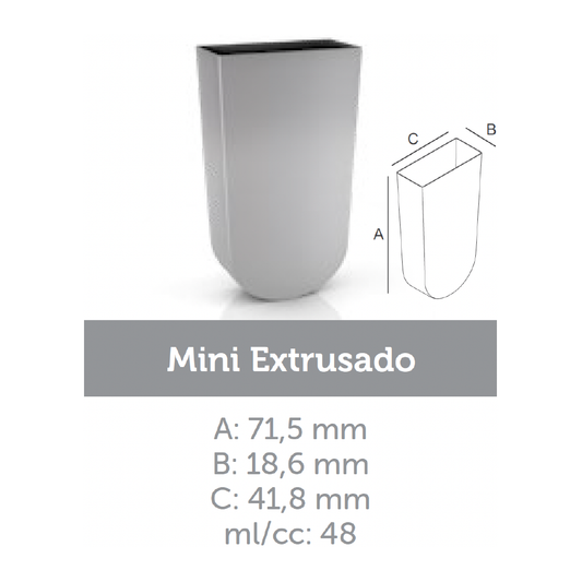 Ataforma Mold Mini Extrusado 48ml 1.6 oz 22 cavities (1-6 molds pricing)