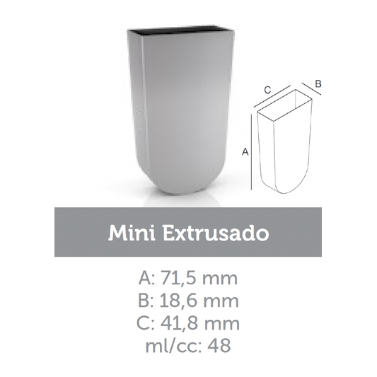 Ataforma Mold Mini Extrusado 48ml 1.6 oz 28 cavities (7-14 molds pricing)