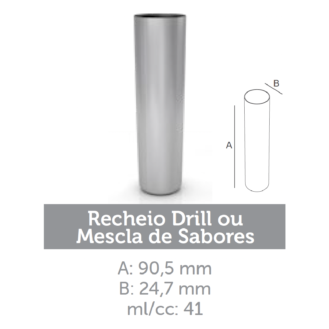 Ataforma Mold Recheio Drill 41ml 1.4 oz 18 cavities (7-14 molds pricing)