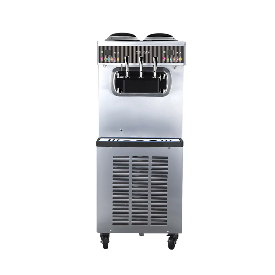 Pasmo S970F Gravity Fed Twin Twist Standing Soft Serve Freezer