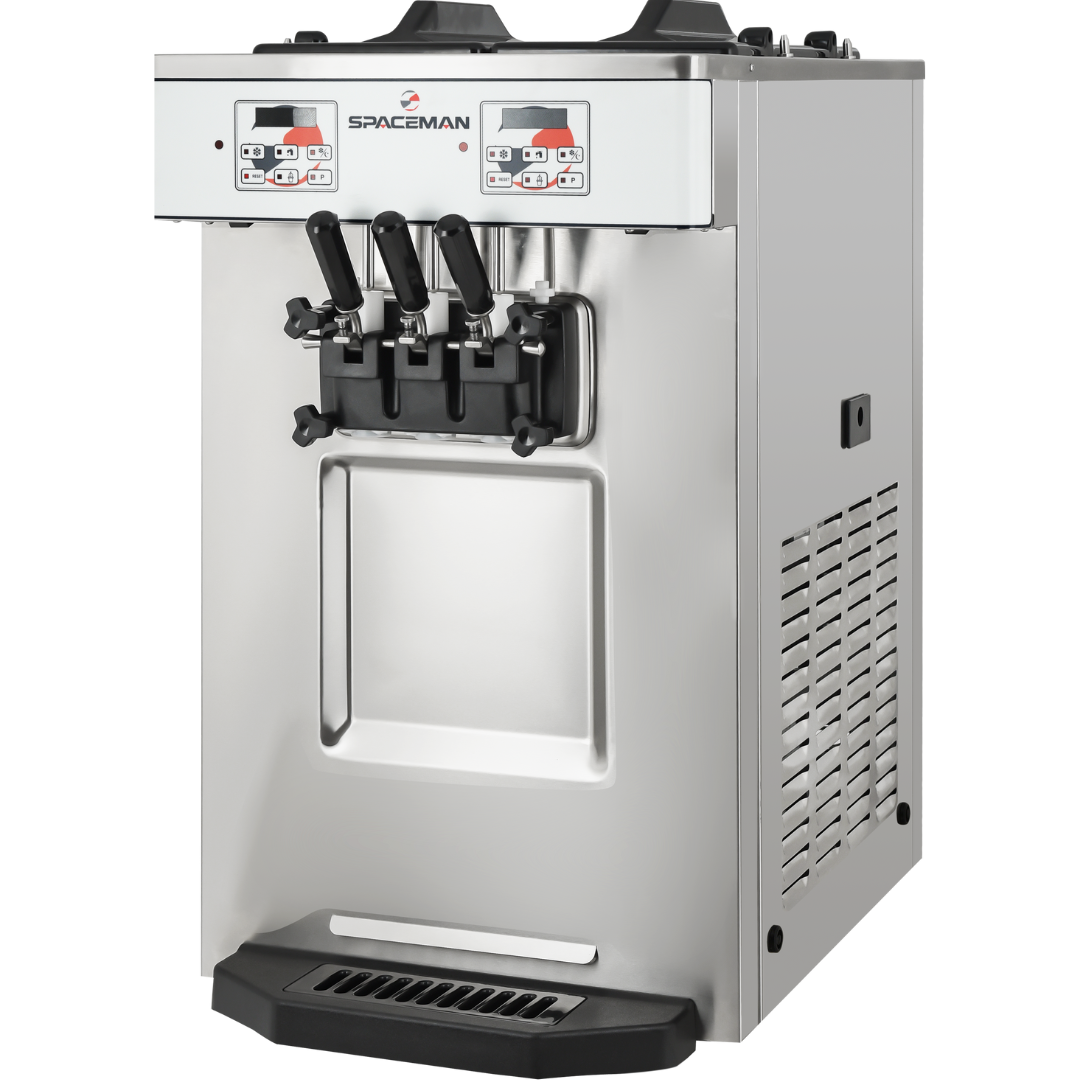 6235-C Gravity Feed Two Flavor Countertop Model Soft Serve Machine