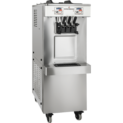 6250-C Gravity Feed Two Flavor Floor Model Soft Serve Machine