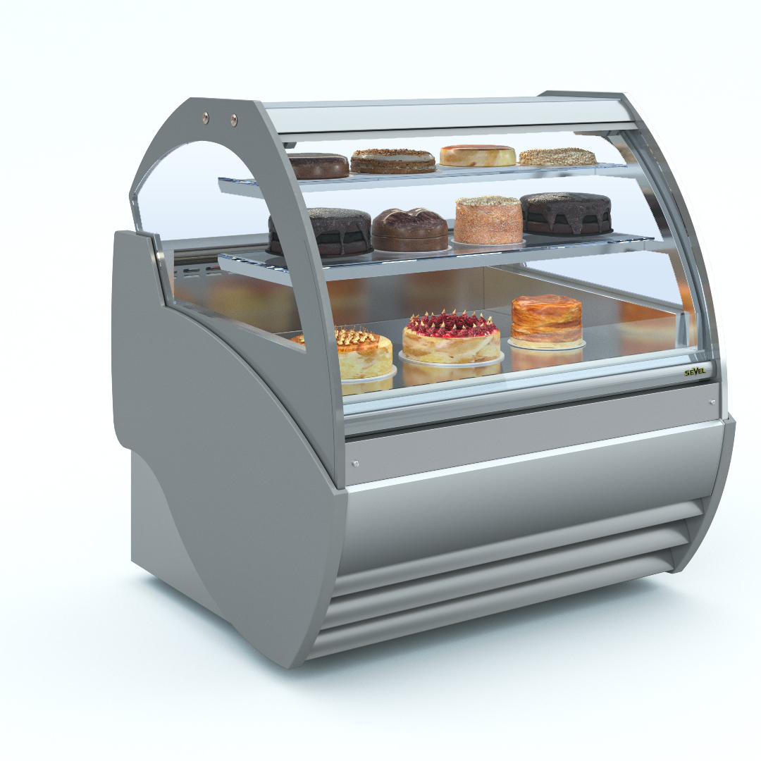 Aspen Deluxe Pastry Showcase