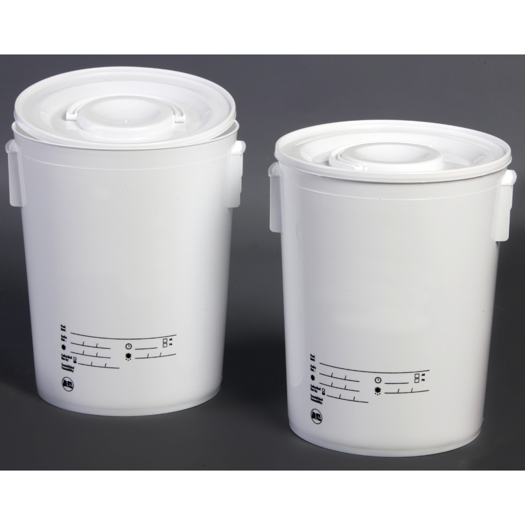 Polypropylene Gelato Tubs - 6 quart
