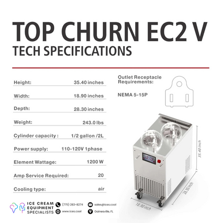 Top Churn EC2 V Double Pot