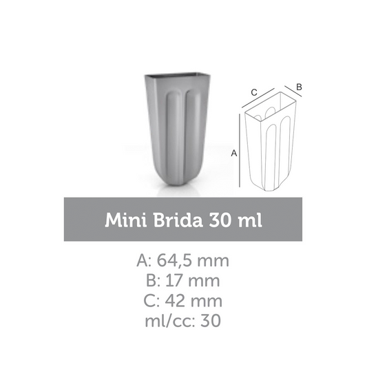 Ataforma Mold Mini Brida 30ml 1.0 oz 28 cavities (7-14 molds pricing)