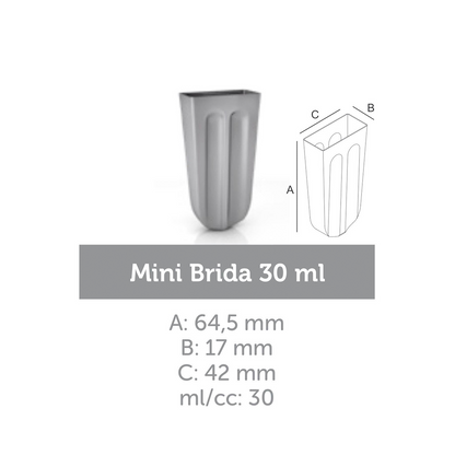 Ataforma Mold Mini Brida 30ml 1.0 oz 22 cavities (7-14 molds pricing)